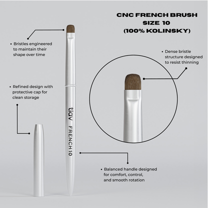 NAIL ART - FRENCH BRUSH